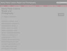 Tablet Screenshot of henrypaine.com